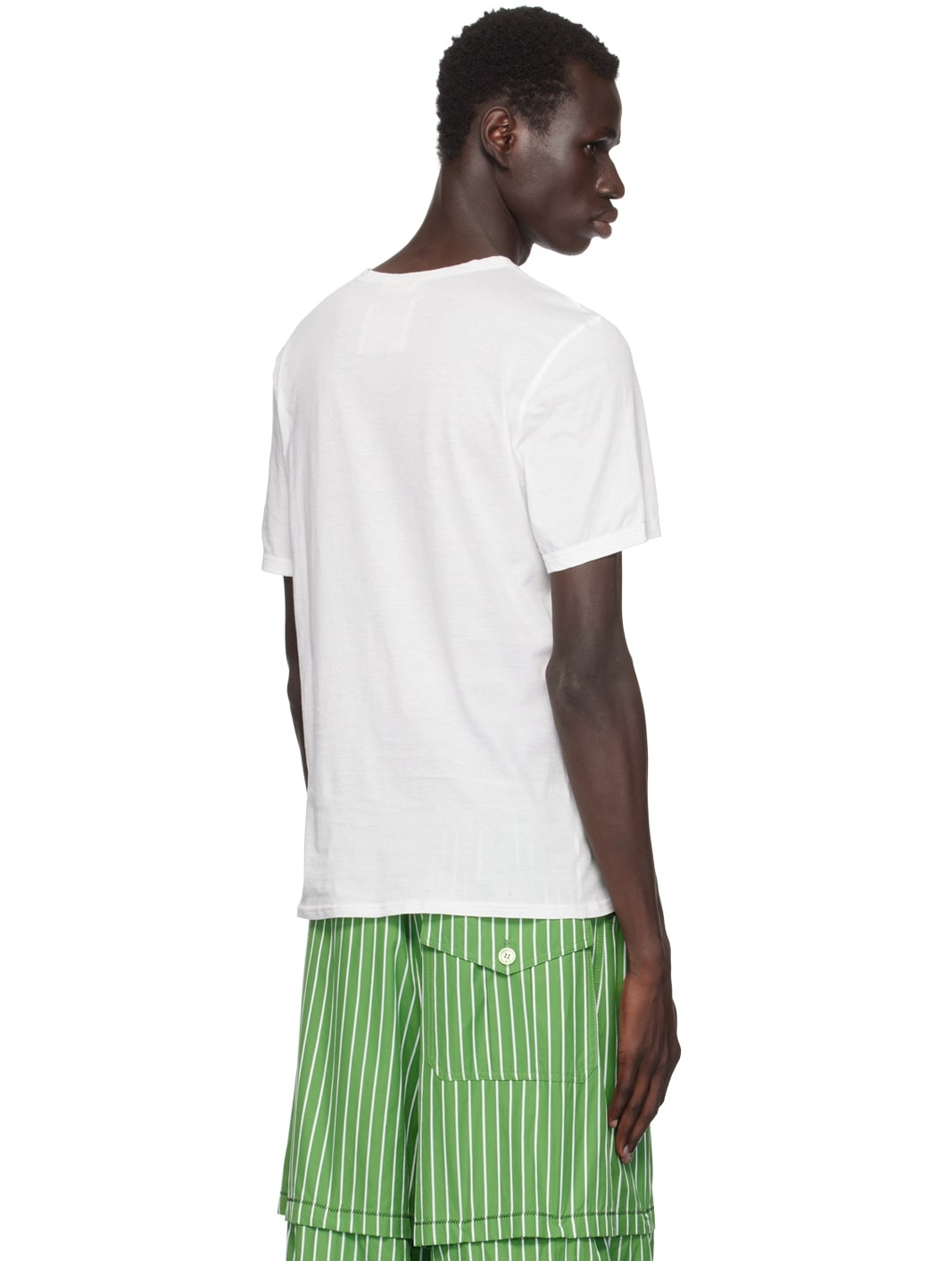 White Printed T-shirt - 3