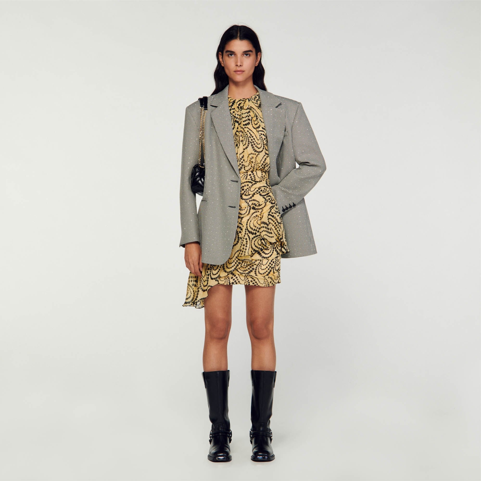 PAISLEY PRINT ASYMMETRIC DRESS - 2