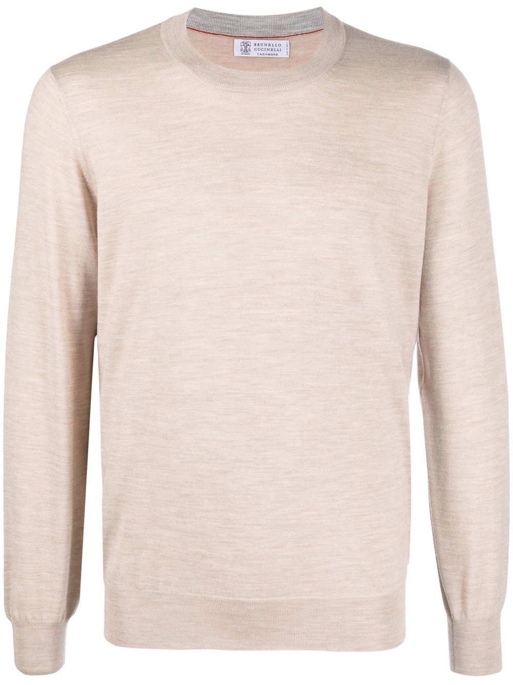 fine-knit crew-neck jumper - 1