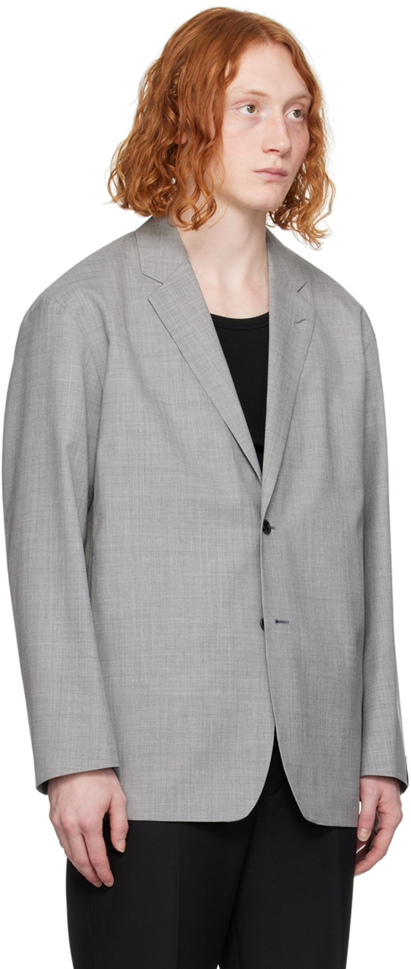 N.Hoolywood Gray Tailored Blazer outlook