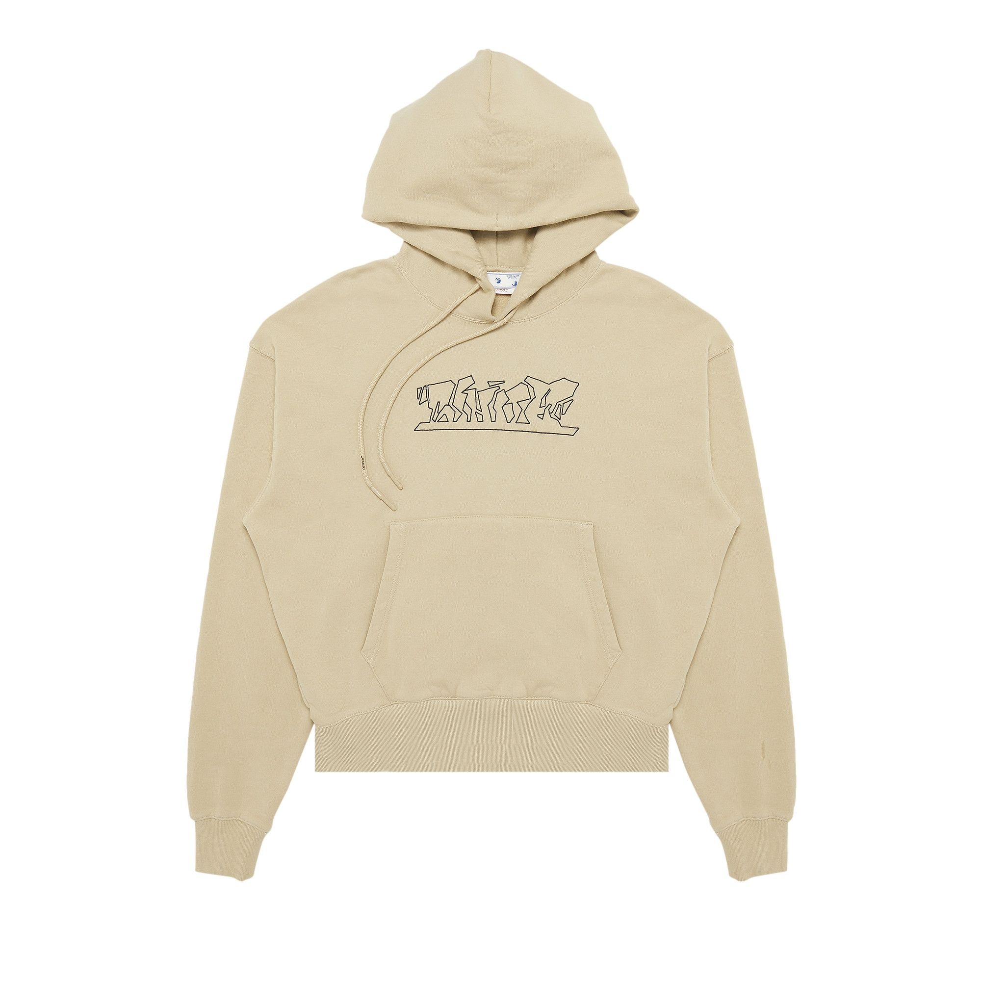 Off-White Figure Of Speech Over Hoodie 'Dark Sand' - 1