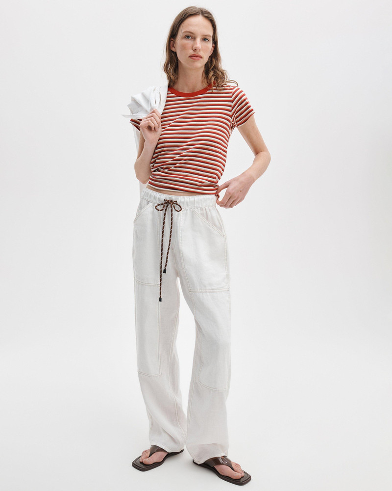 rag & bone The Slub Striped Tee outlook