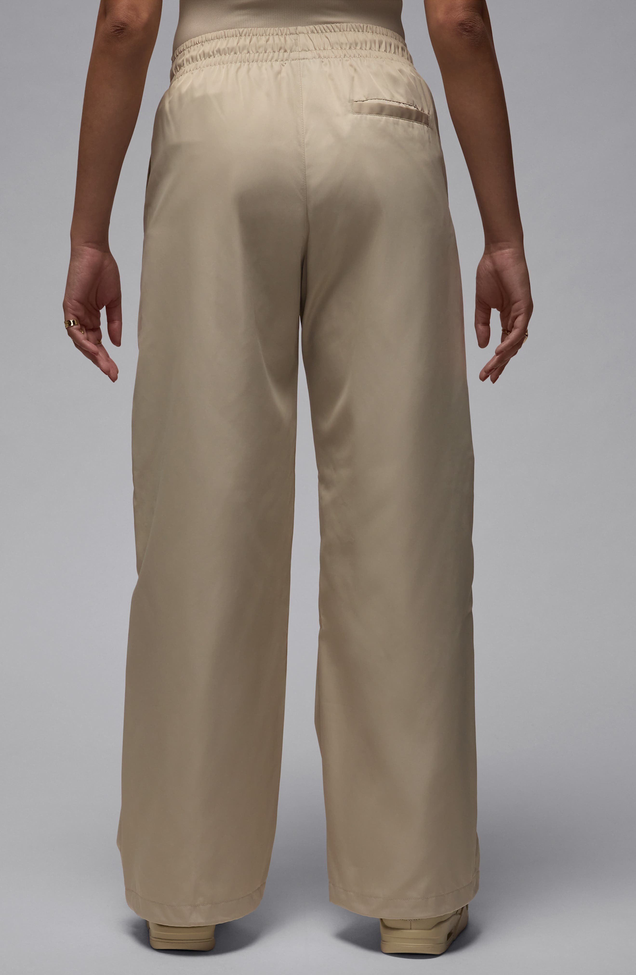 Jordan Brooklyn Water Repellent Pants in Rattan/White at Nordstrom - 2