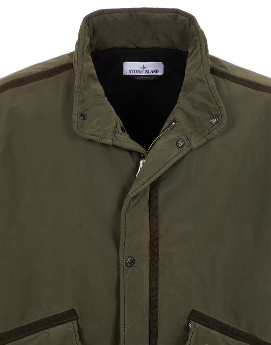 Stone Island 70631 DAVID LIGHT-TC WITH MICRO FLEECE OLIVE GREEN