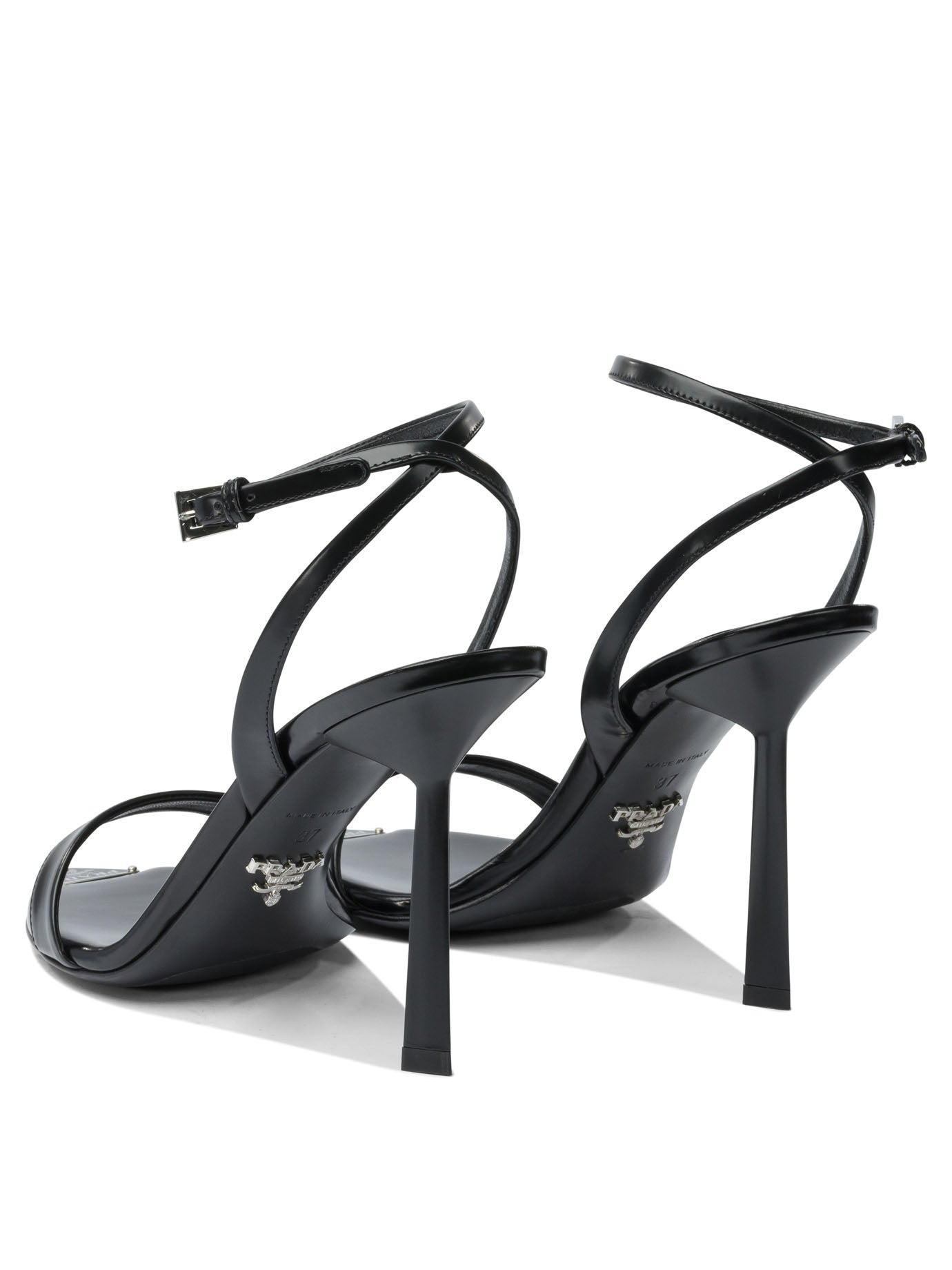 Prada Leather Sandals 100mm - 4