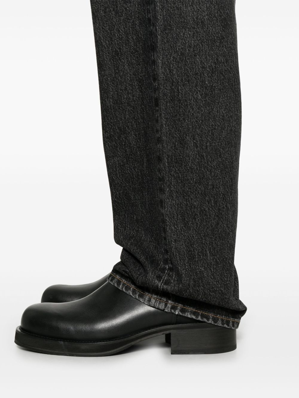 staight-leg jeans - 5