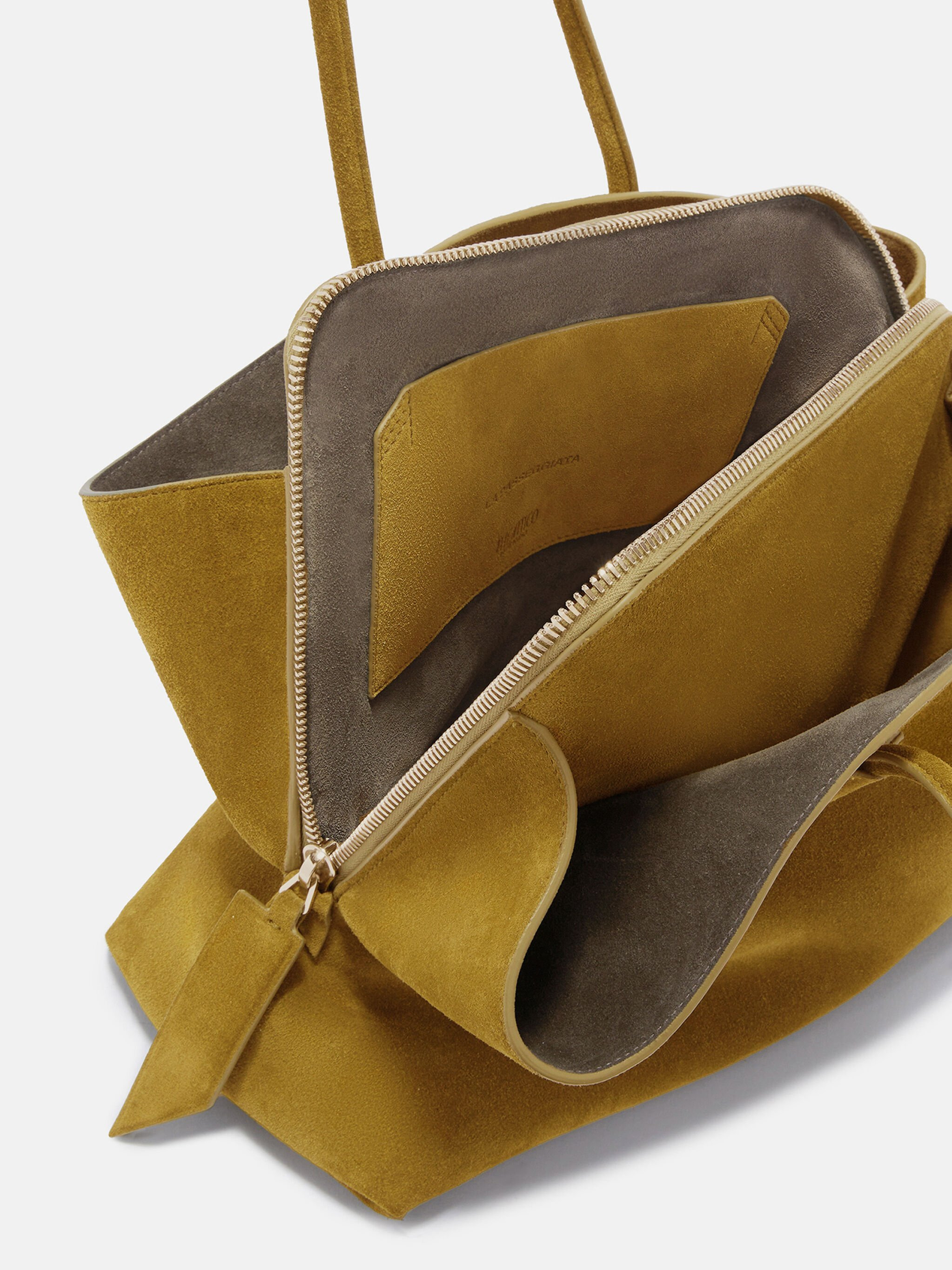 ''LA PASSEGGIATA MEDIUM'' KHAKI TOP HANDLE - 4