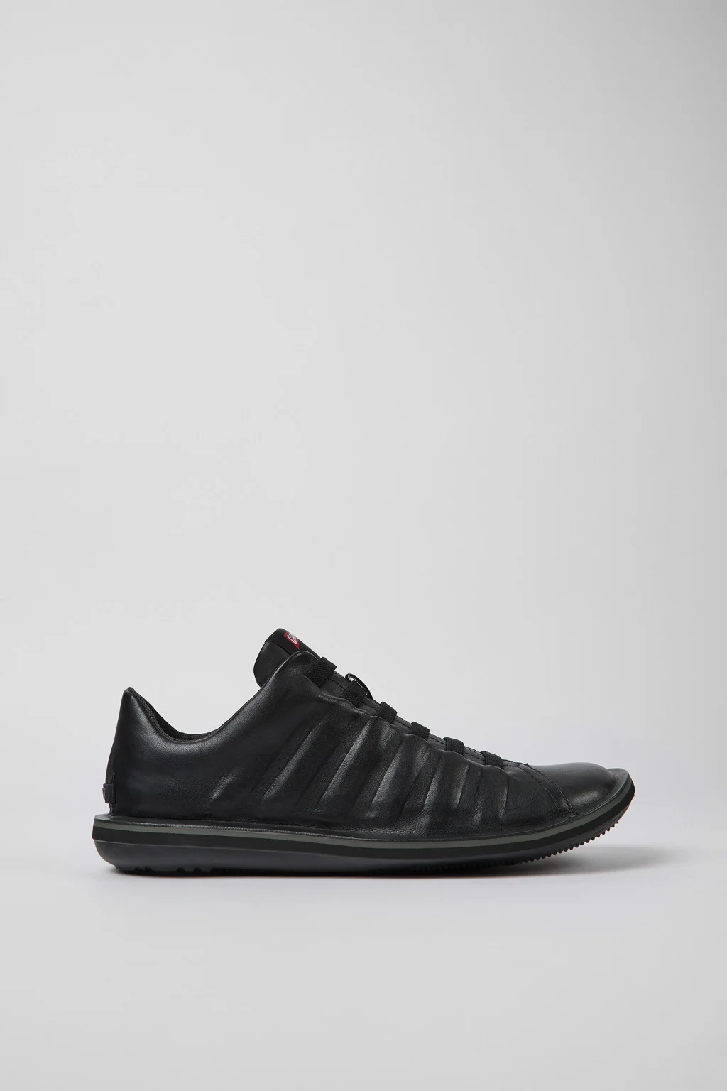 Beetle Black Leather Shoes for Men. - 1