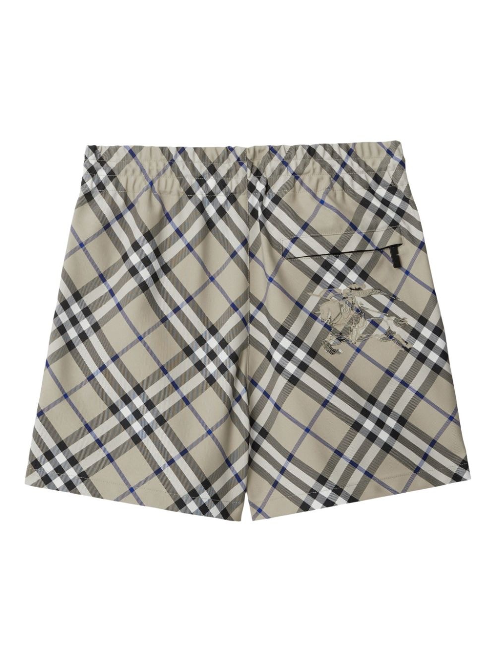 Equestrian Knight checked cotton shorts - 3