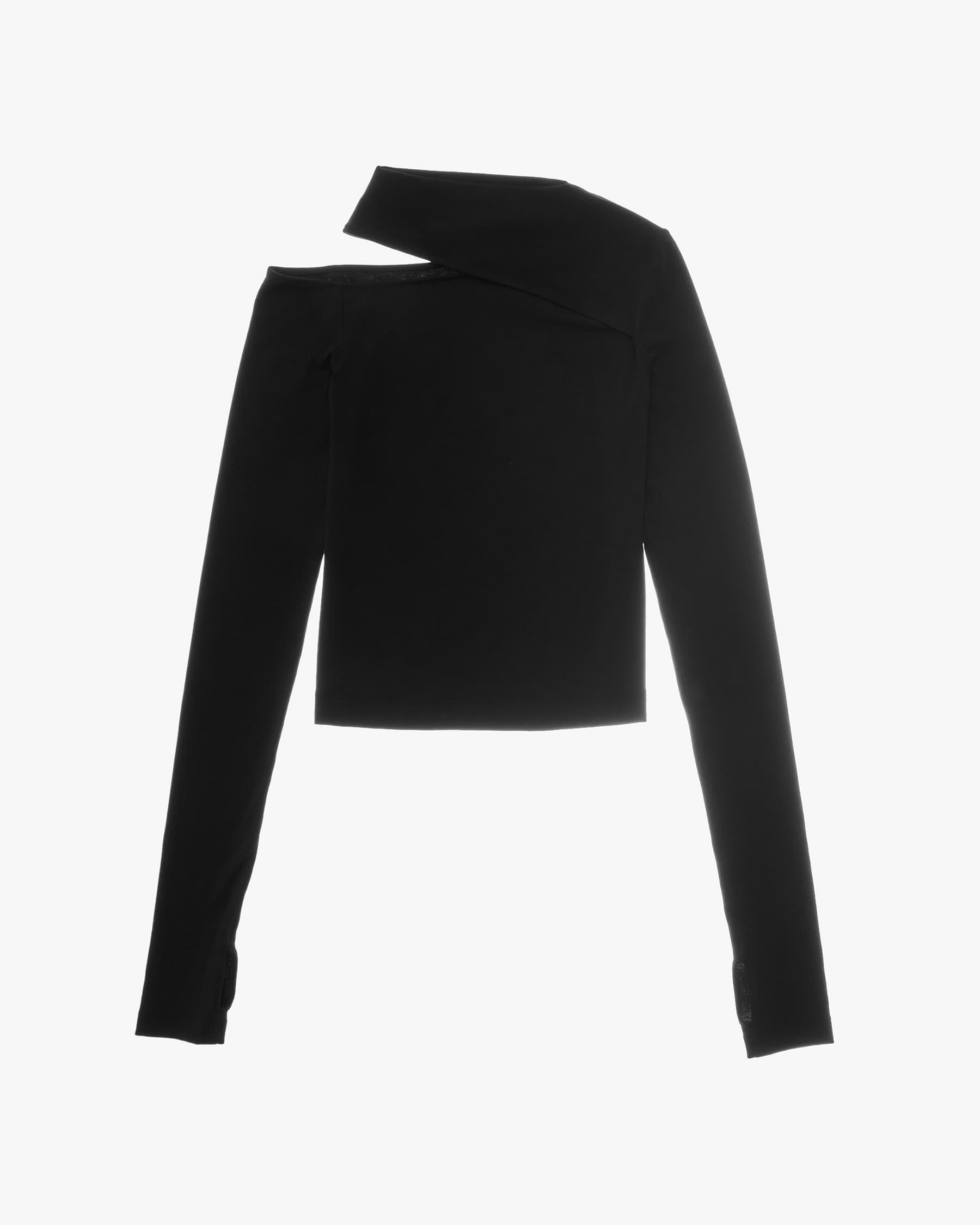 SLASH LONG-SLEEVE TOP - 1