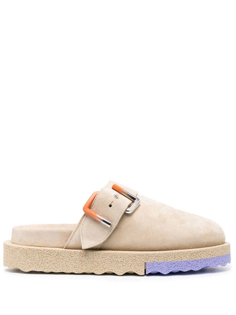 Spongesole suede clogs - 1