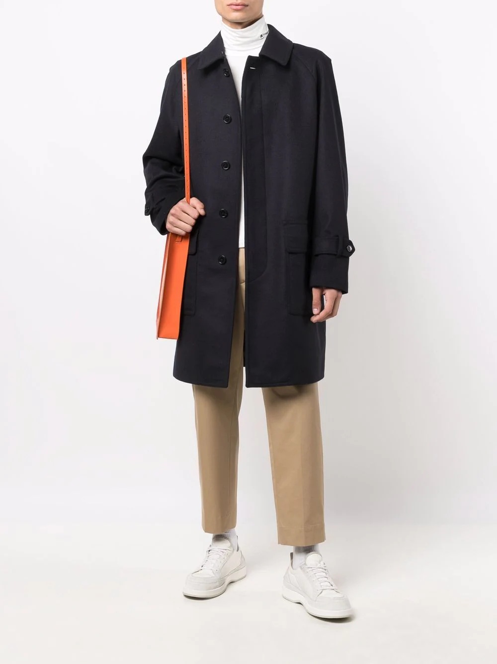 Arnhall single-breasted mid-length coat - 2