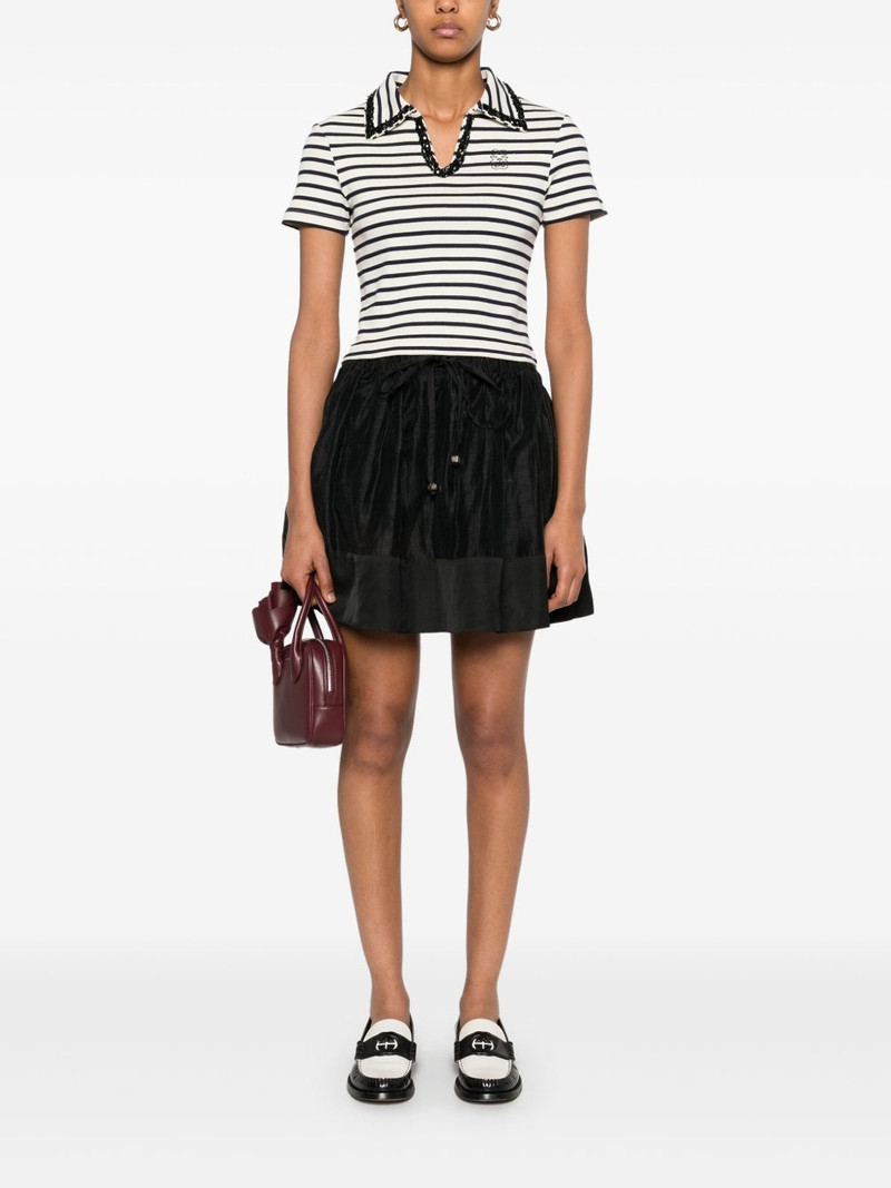 Sandro striped polo shirt outlook
