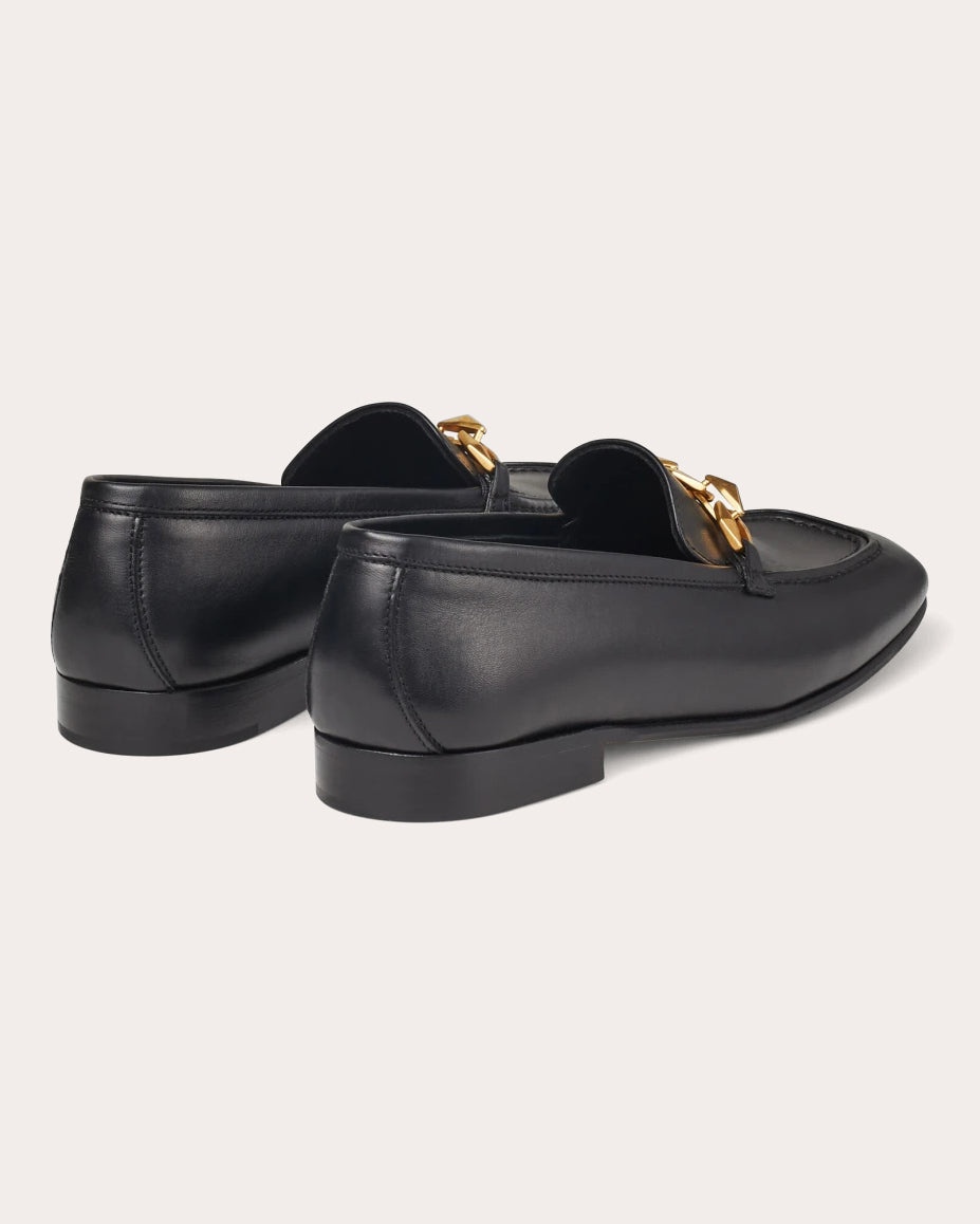 Diamond Tilda Embellished Leather Loafer - 5