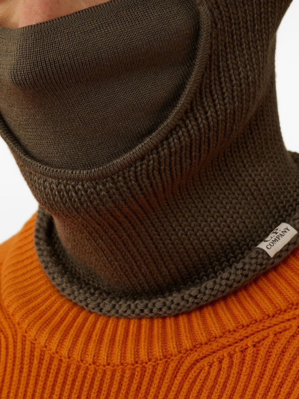 goggle-detail wool balaclava - 2