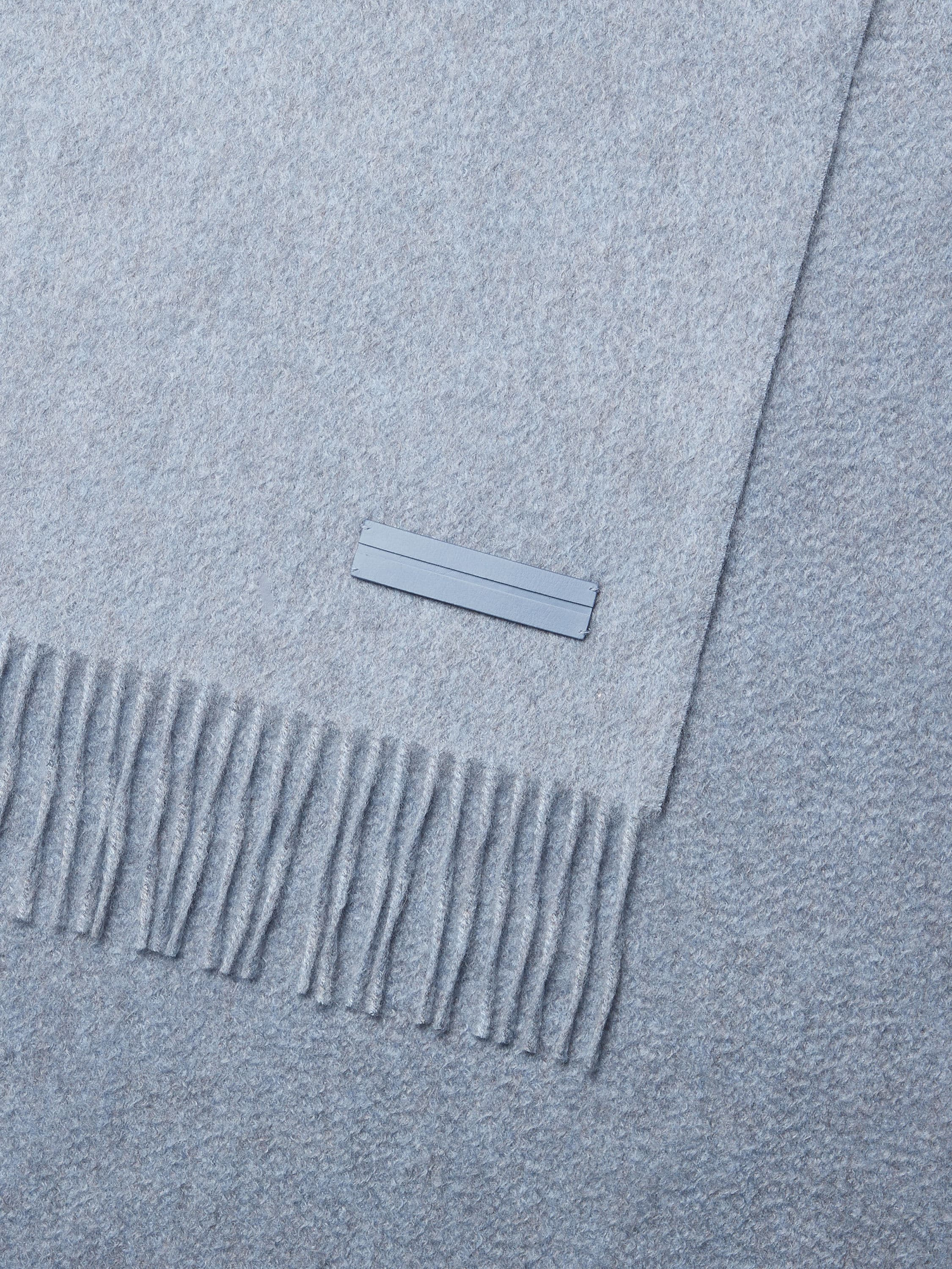 LIGHT BLUE OASI CASHMERE SCARF - 2