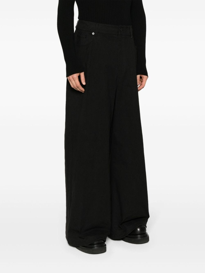 waist-straps wide-leg trousers 3