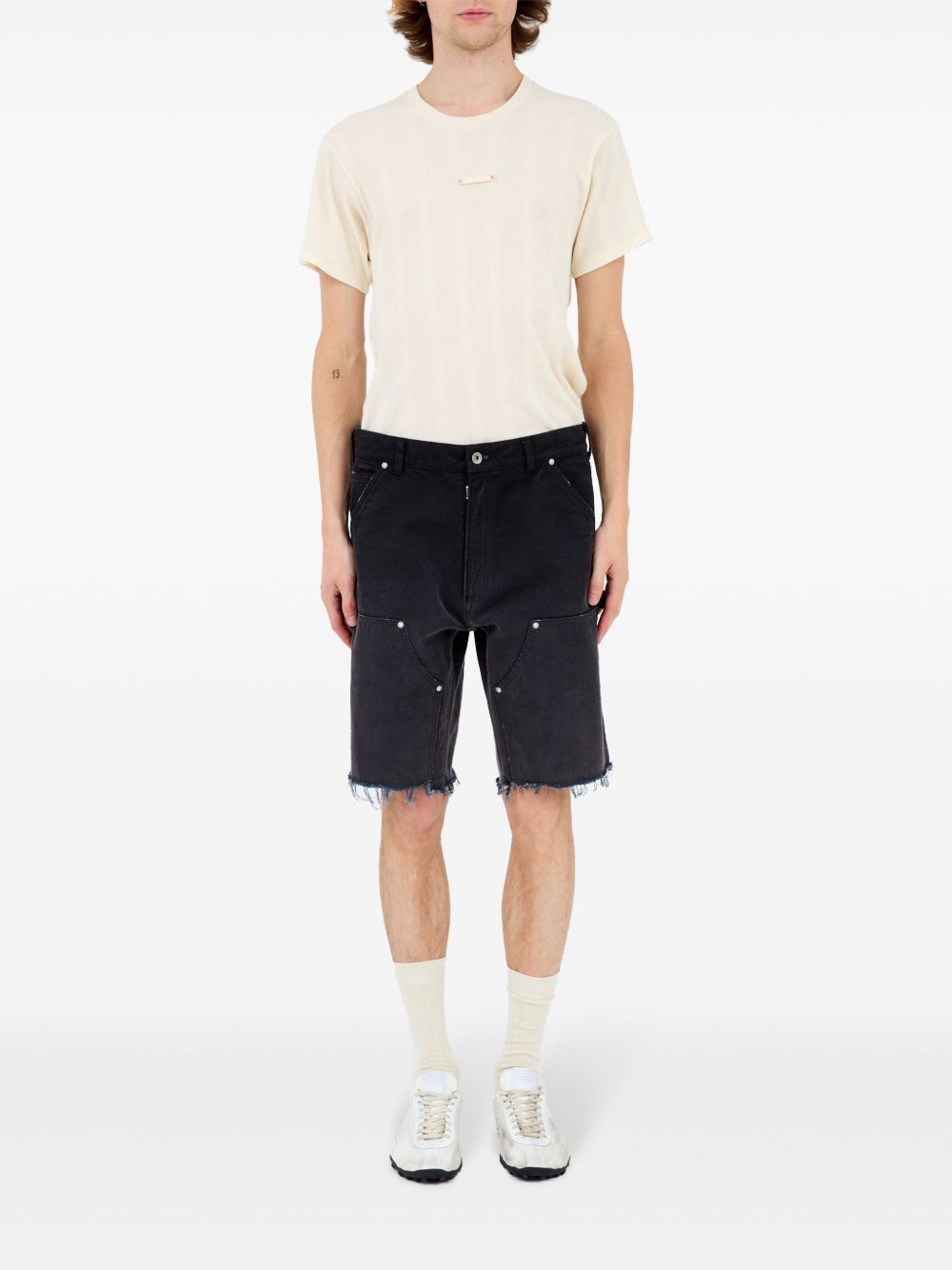 distressed shorts - 2