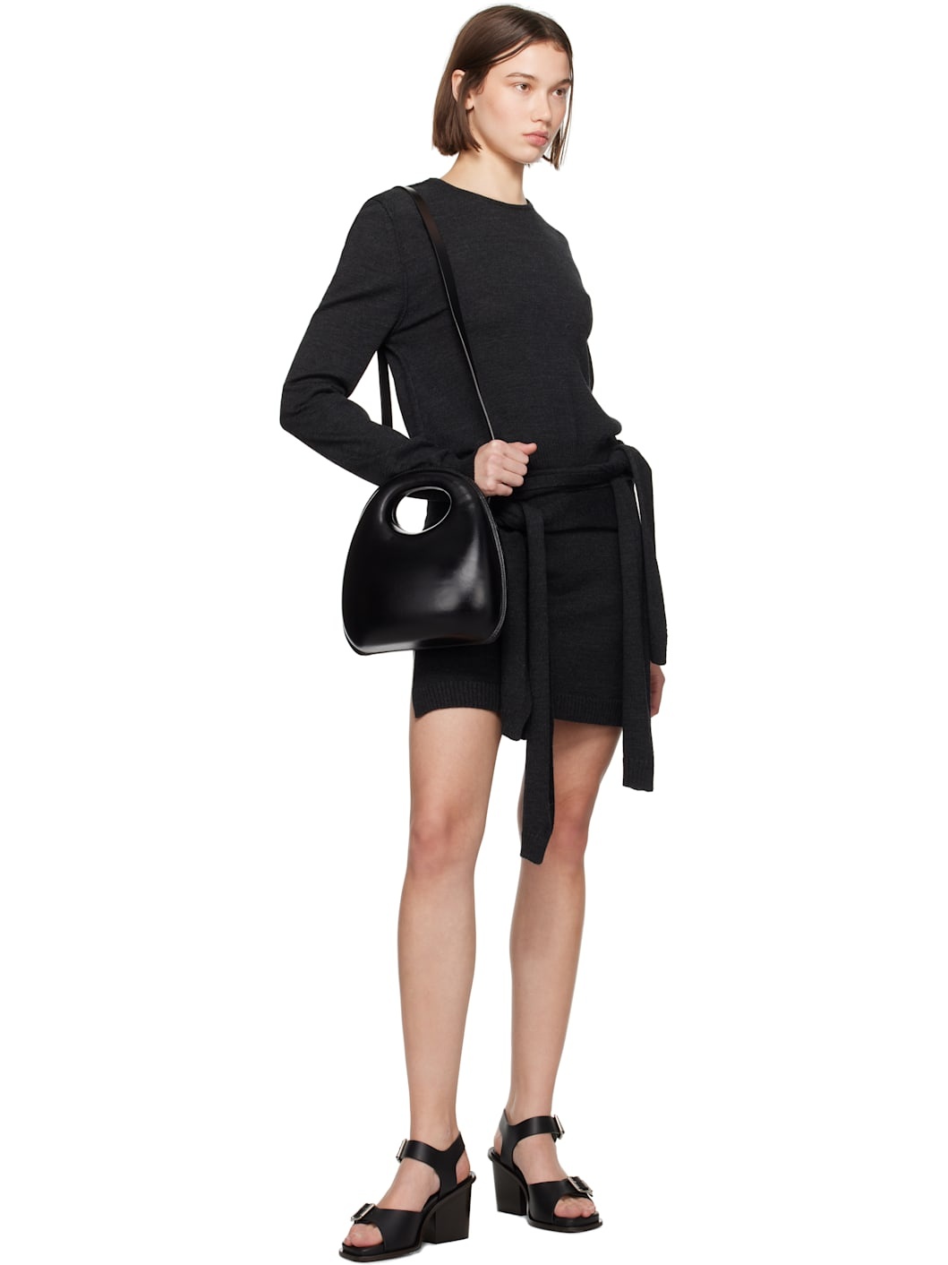Gray Trompe L'œil Sweater - 4
