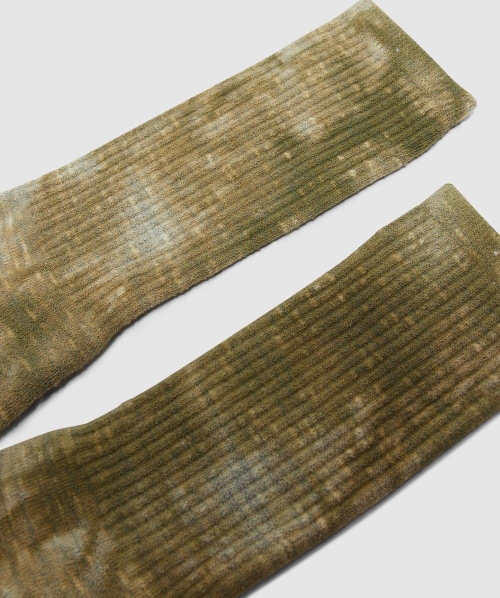 Uneven dyed sports sock - 2