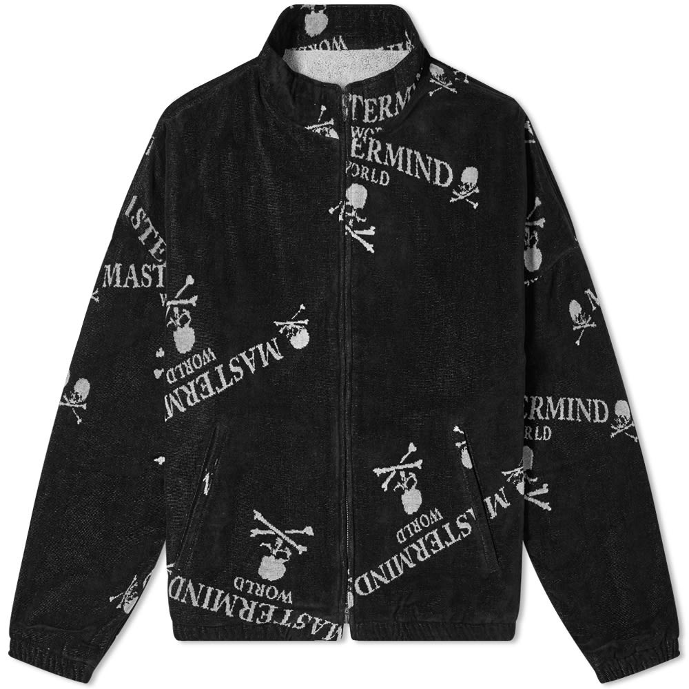 MASTERMIND WORLD Monogram Skull Towelling Jacket - 1