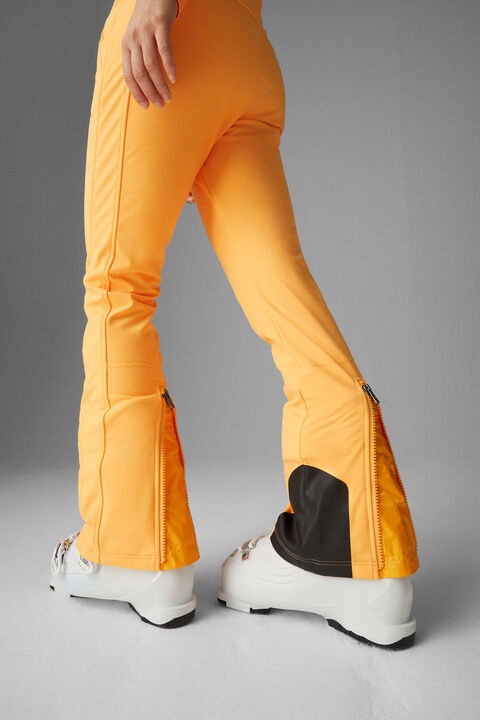 Hazel Softshell ski pants in Orange