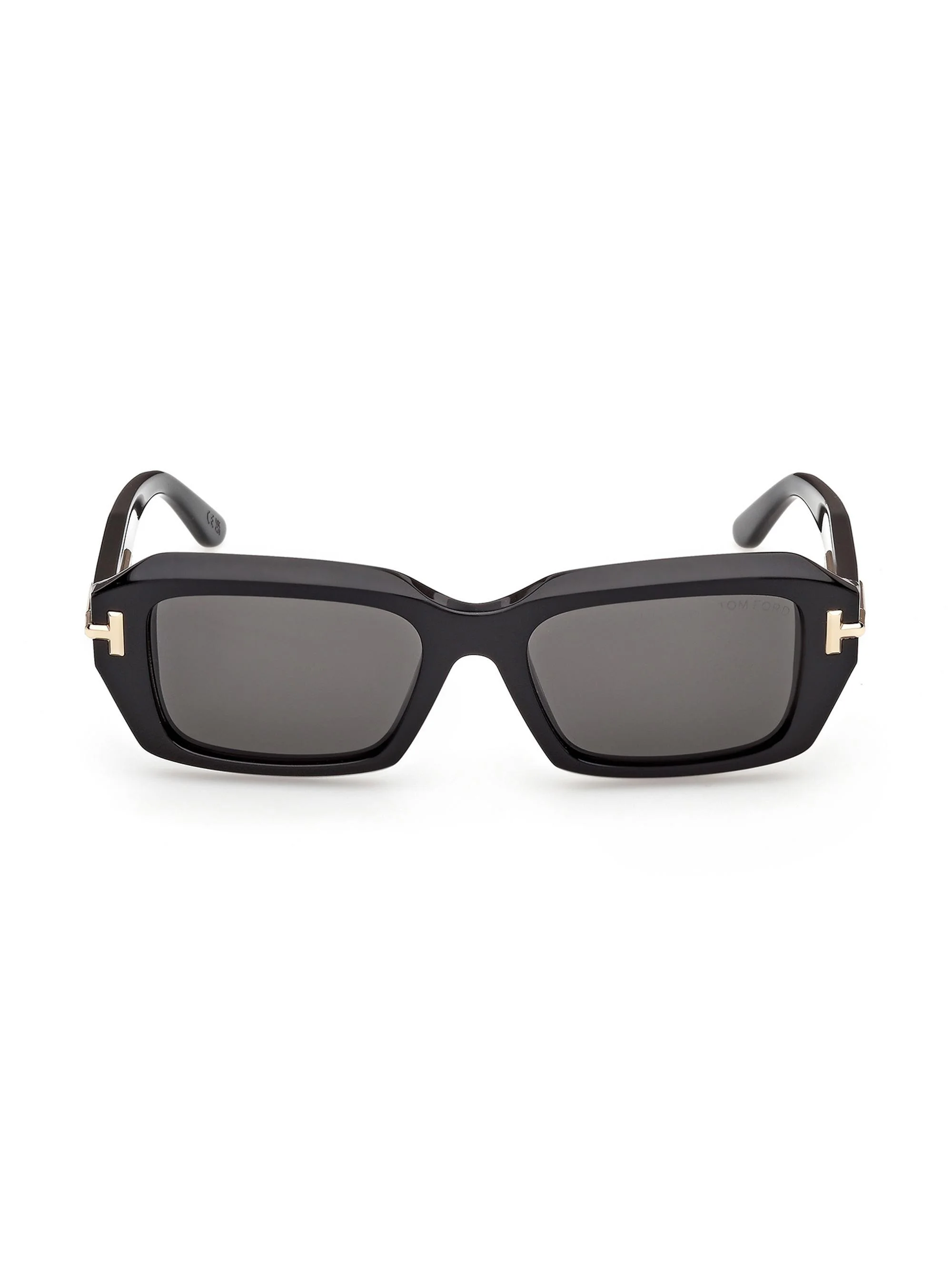Women's 53MM Rectangular Sunglasses - Black - 1