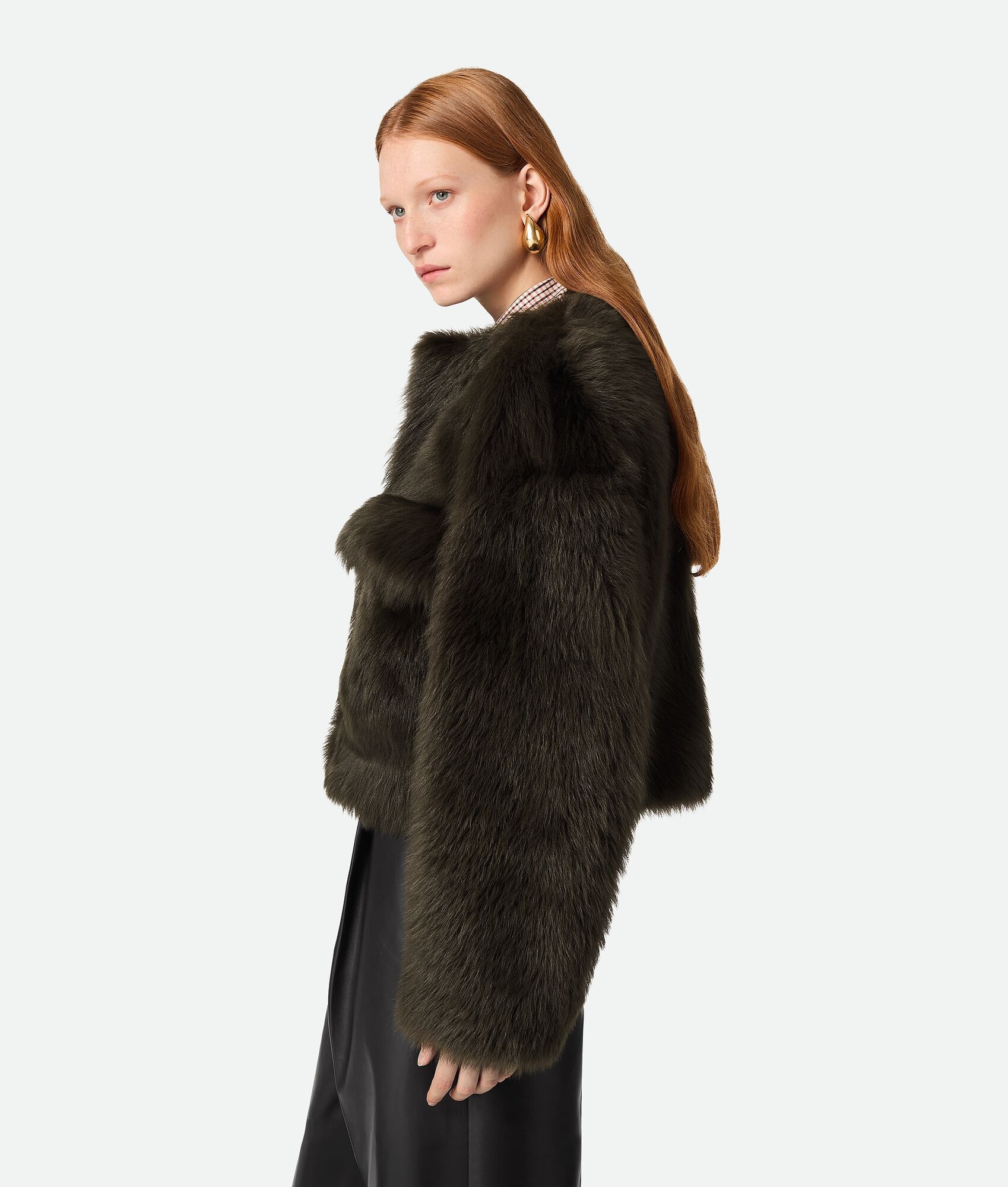 Toscana Shearling Cropped Blouson - 2