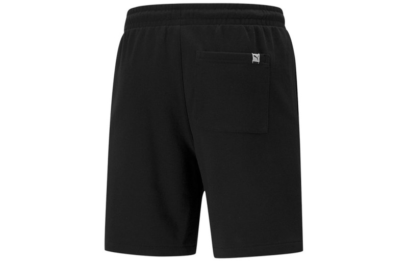 PUMA PUMA Downtown Shorts Tr Embroidered Logo Drawstring Sports Black 533043-01 outlook