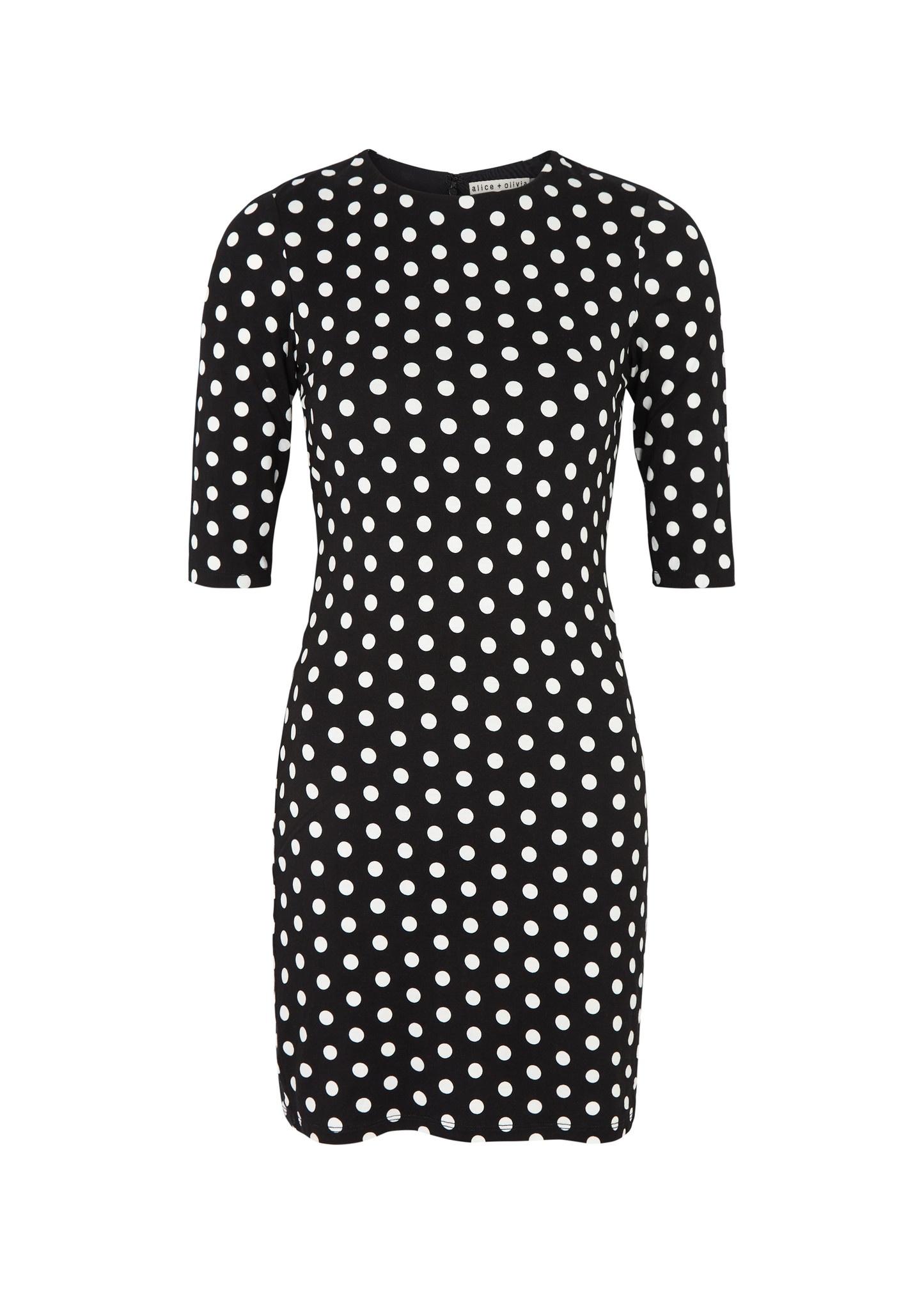 Delora polka-dot stretch-jersey mini dress - 1