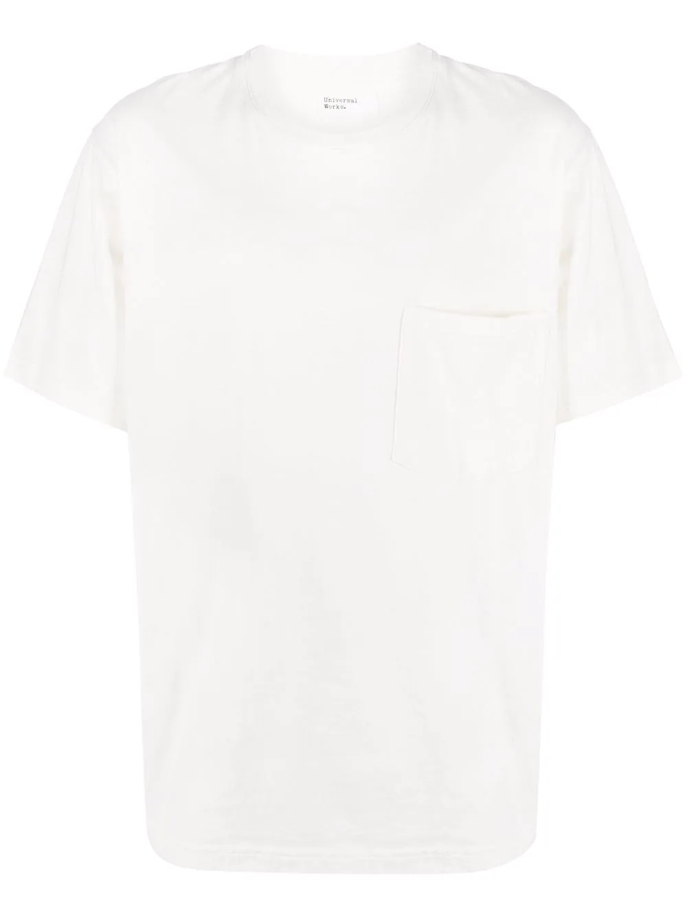 patch-pocket recycled cotton T-shirt - 1