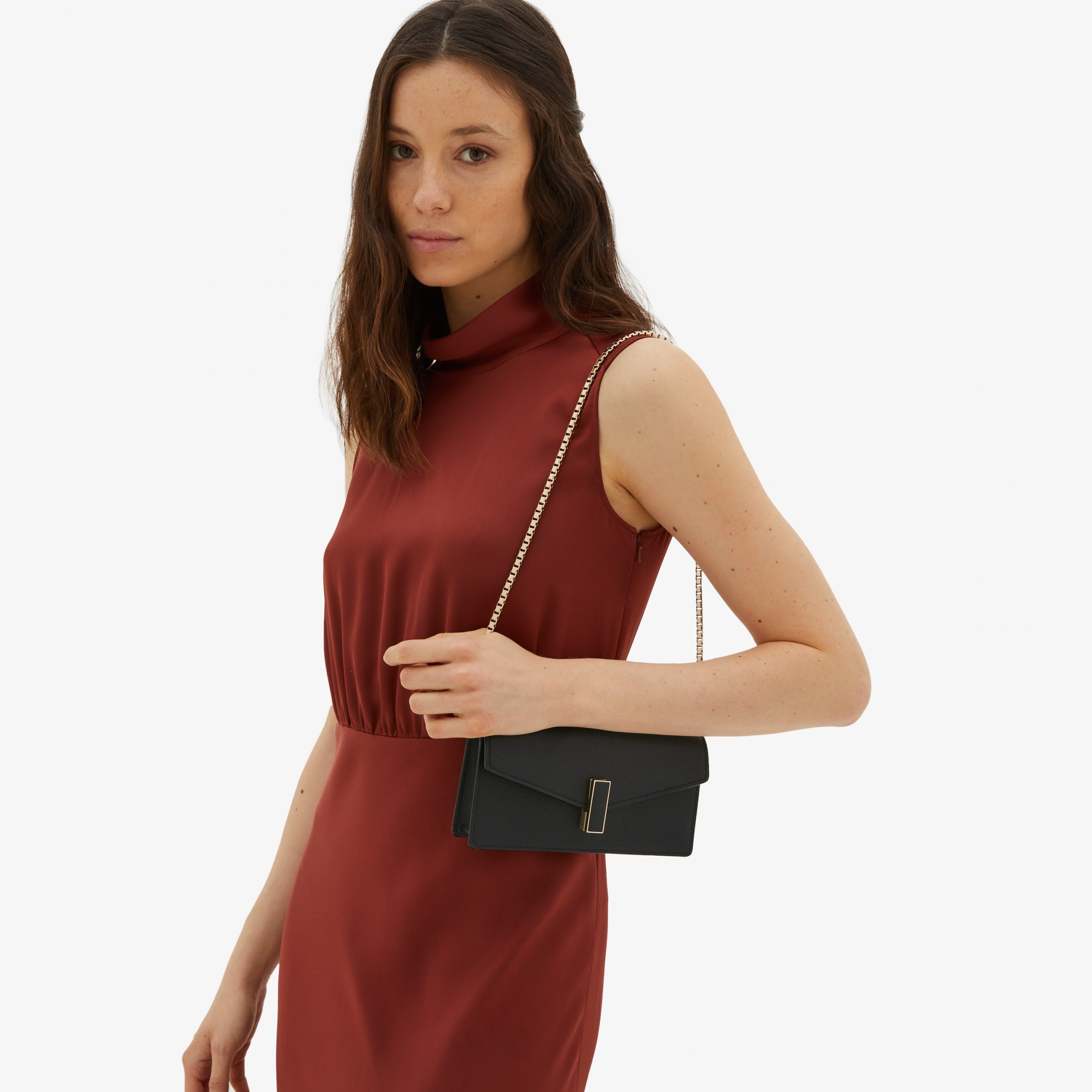 Valextra – Iside Clutch Black - 6