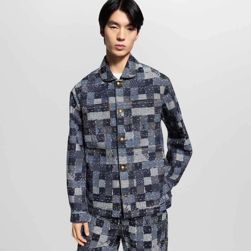 Louis Vuitton Damier Denim Workwear Blouson outlook