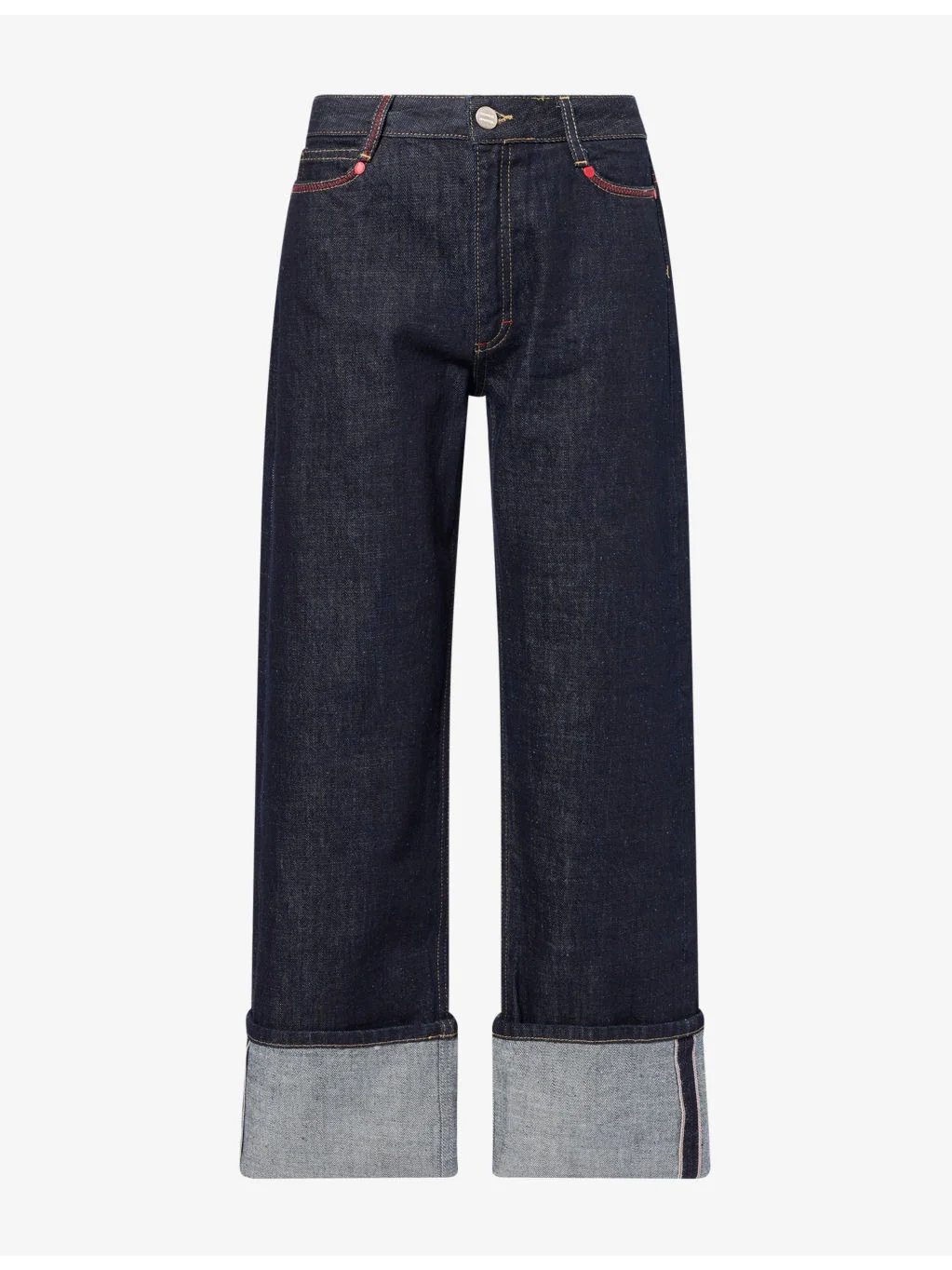 Montana Selvedge Straight-Leg Denim Jeans - 1