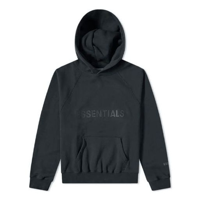 Fear of God Essentials FW20 SSENCE Logo Hoodie 'Dark Navy' 0192250500234041 - 1
