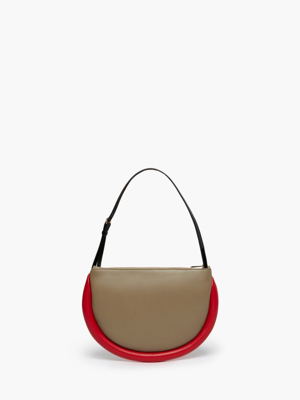 BUMPER-MOON LEATHER SHOULDER BAG - 3