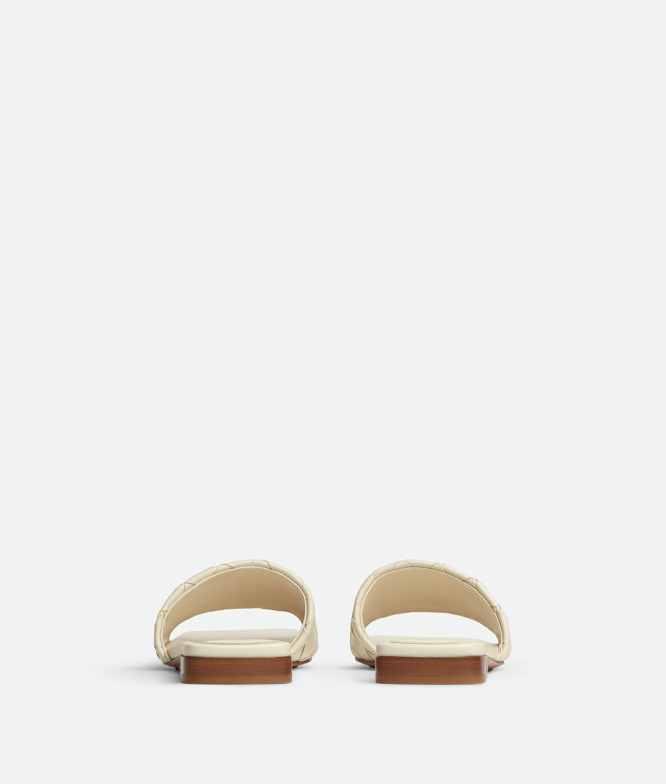 Bottega Veneta – Parco Flat Mule – Sea Salt - 4