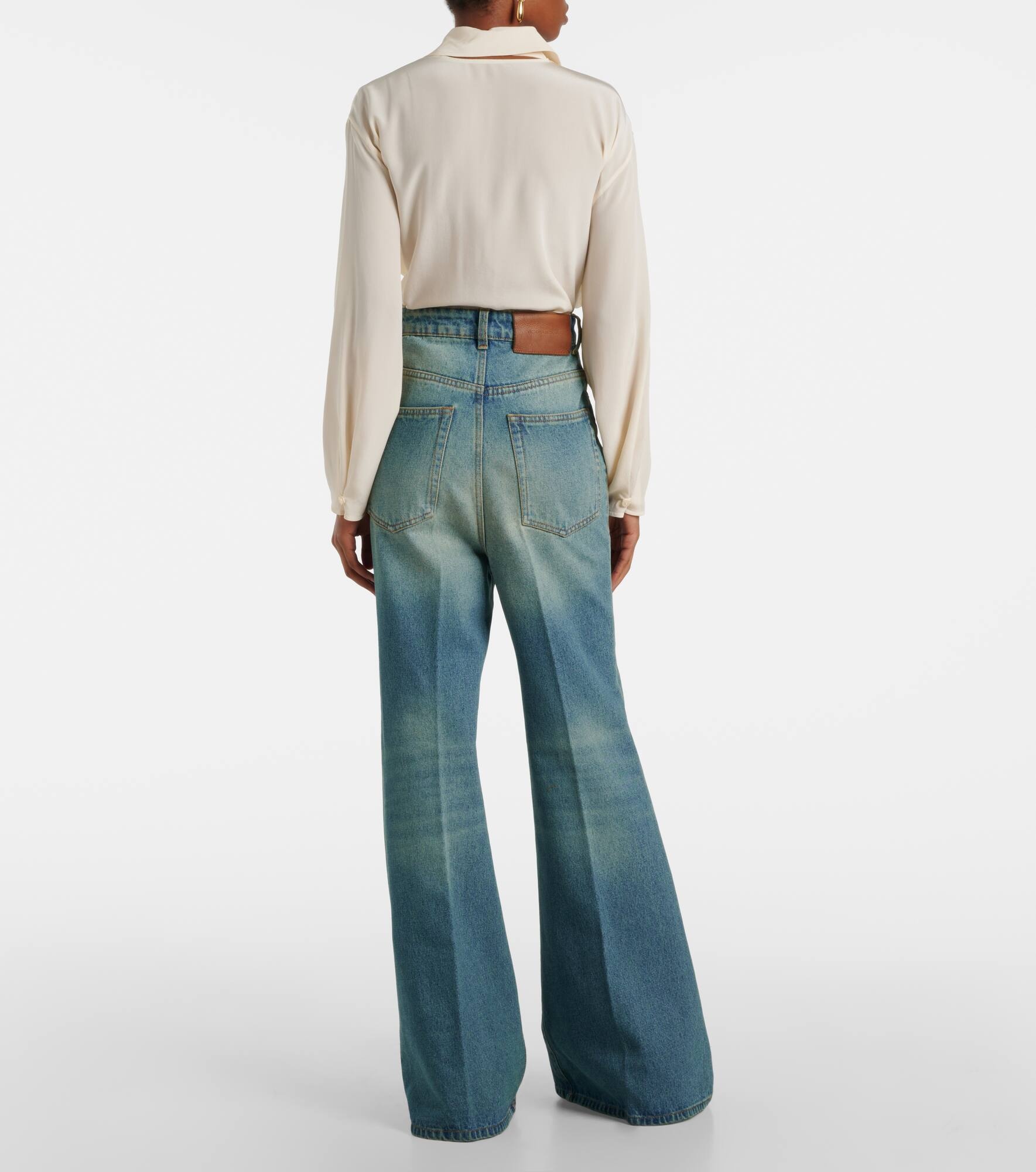 High-rise flared jeans - 3