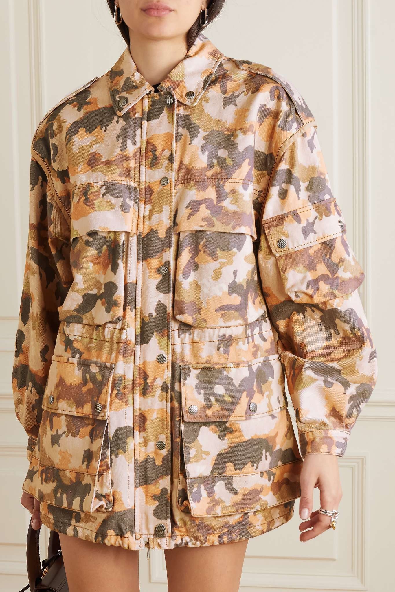 Elize camouflage-print cotton-twill jacket - 3