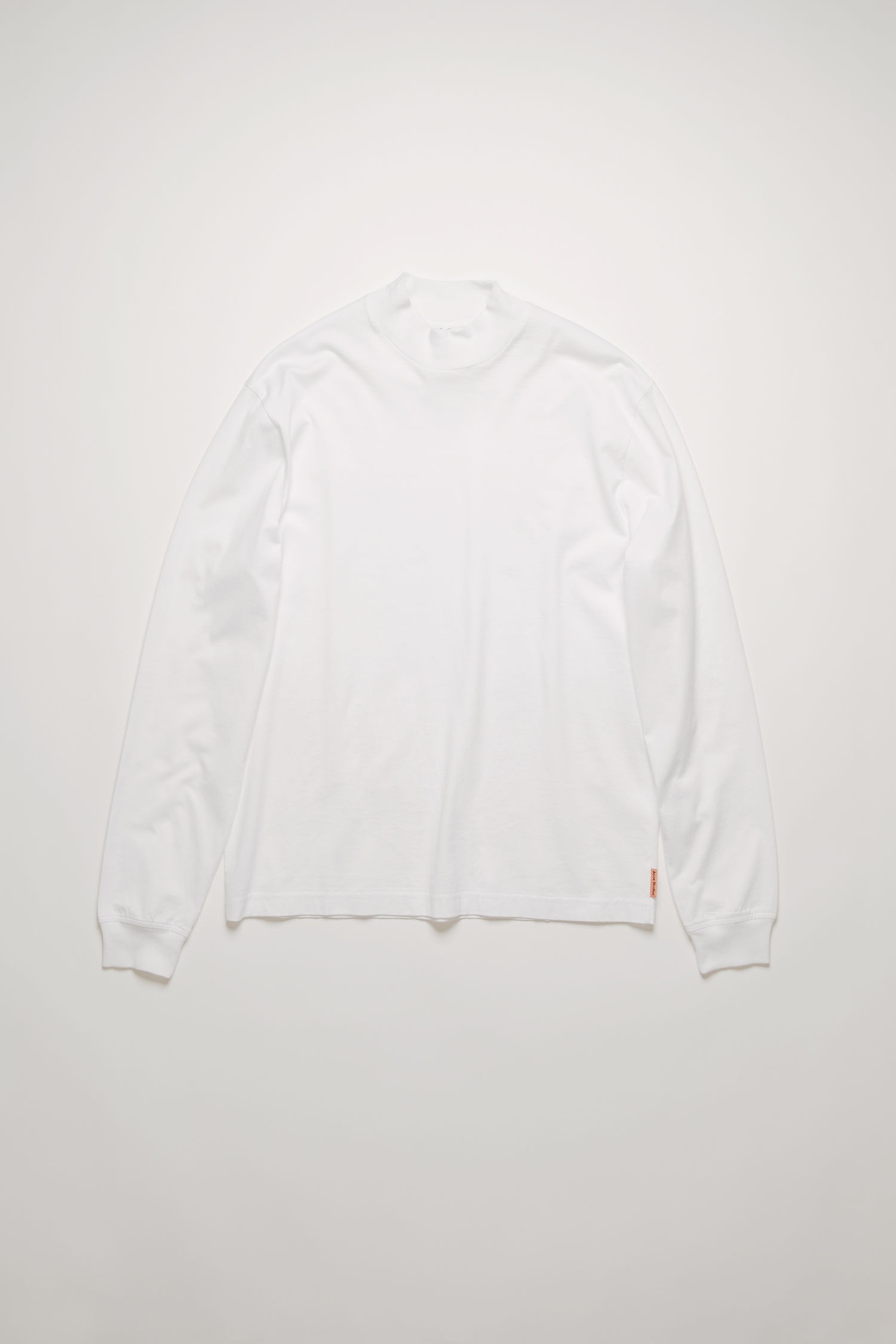 Long sleeved mock neck t-shirt - Optic White - 5