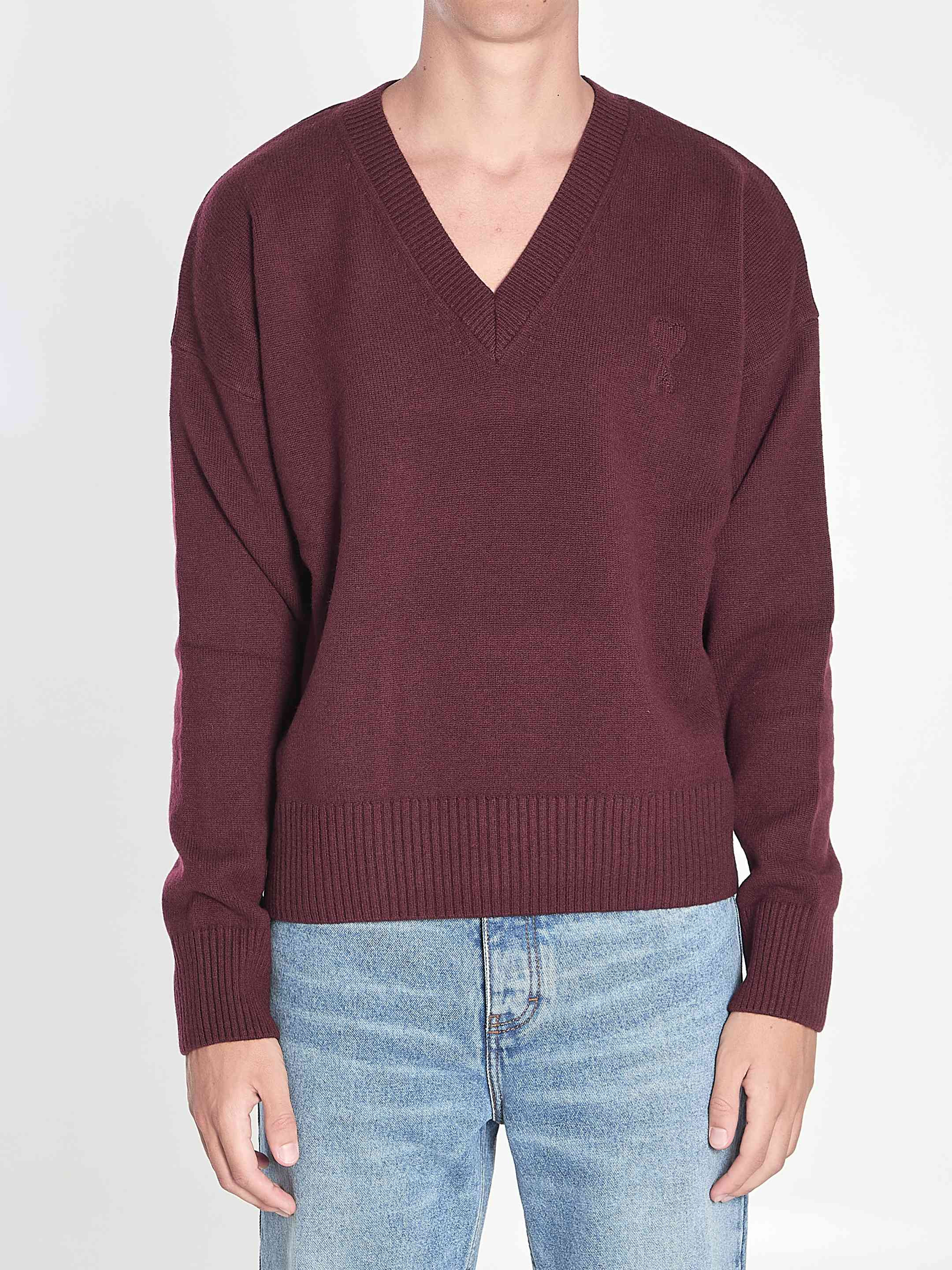 Ami Paris Men Ami De Coeur Pullover - 1