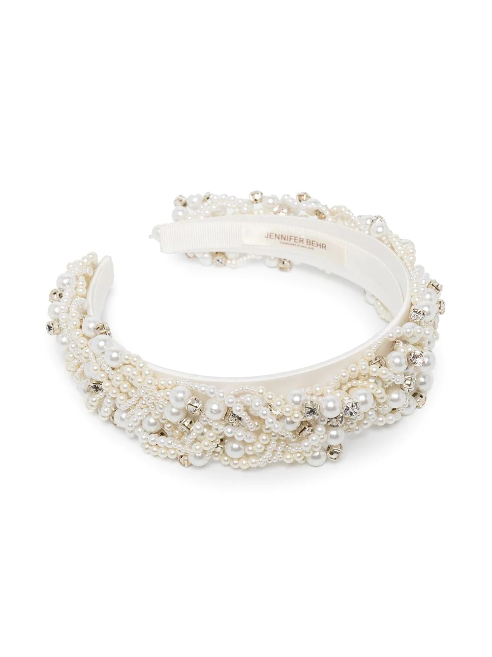 Guilianna crystal pearl headband - 2