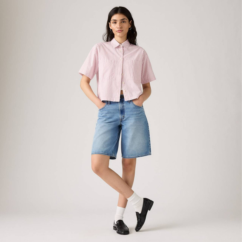 Levi's HARLIE SHORT-SLEEVE CROPPED SHIRT outlook