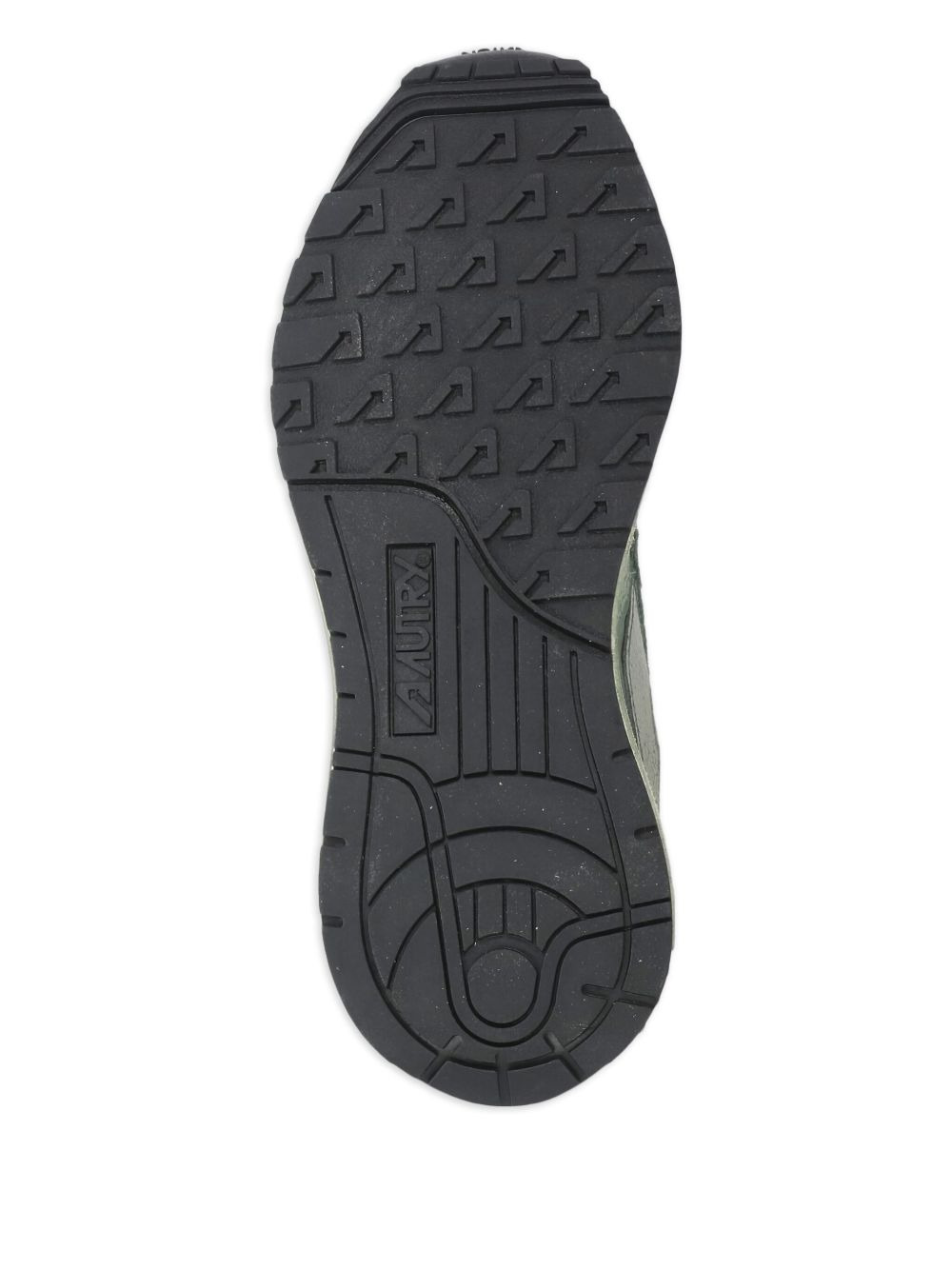 Reelwind metallic-panel suede sneakers - 4