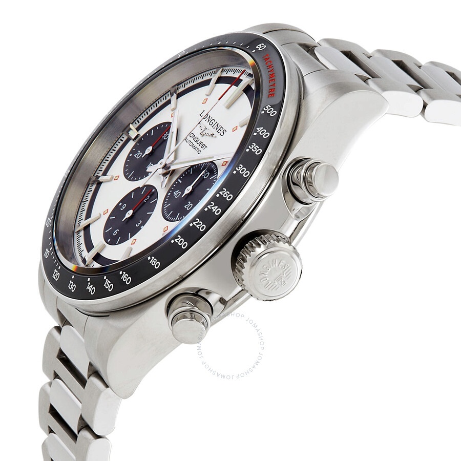 Longines Conquest Chronograph Automatic Silver Dial Men's Watch L3.835.4.72.6 - 2