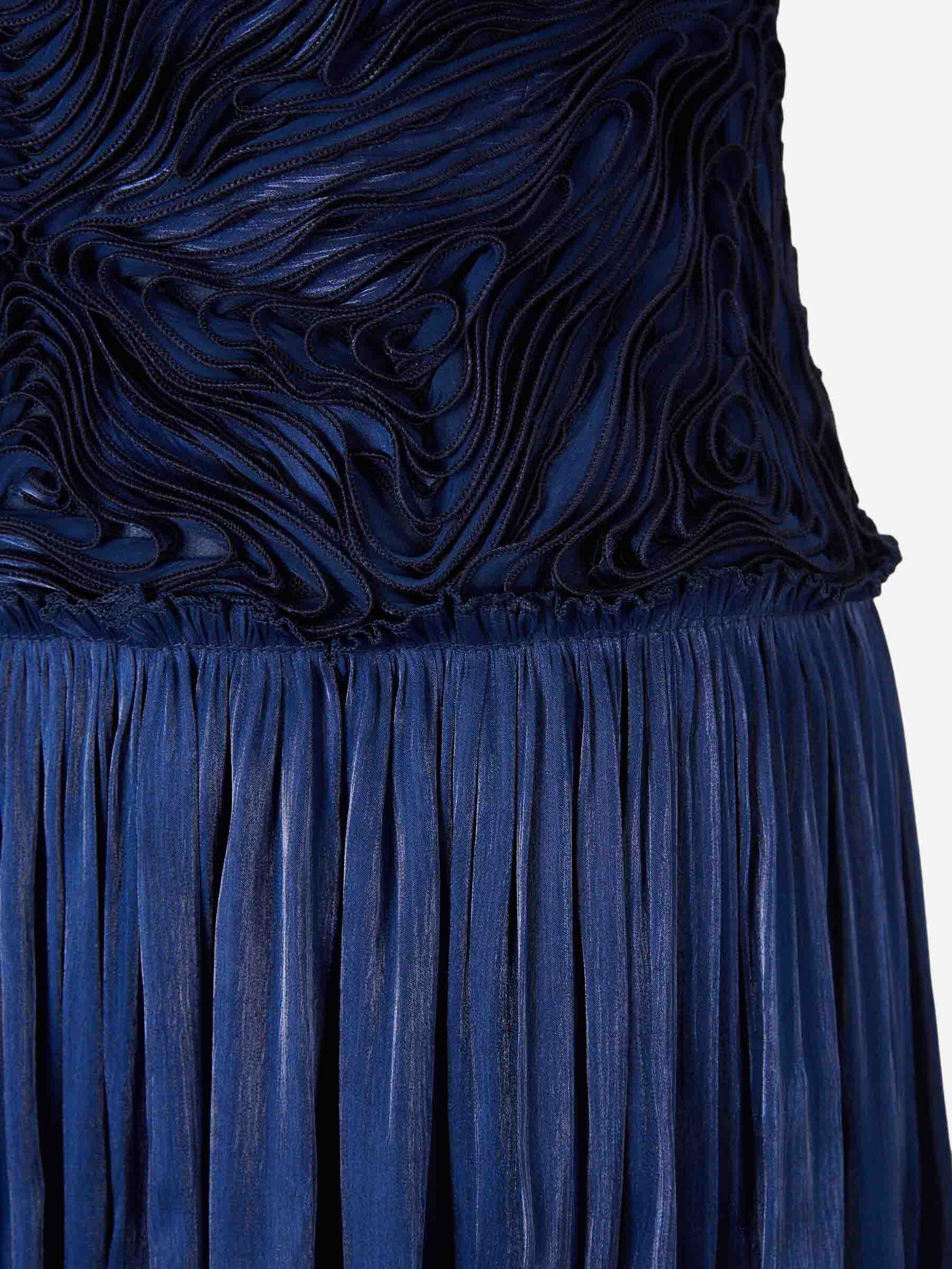 DRAPED MAXI DRESS - 4