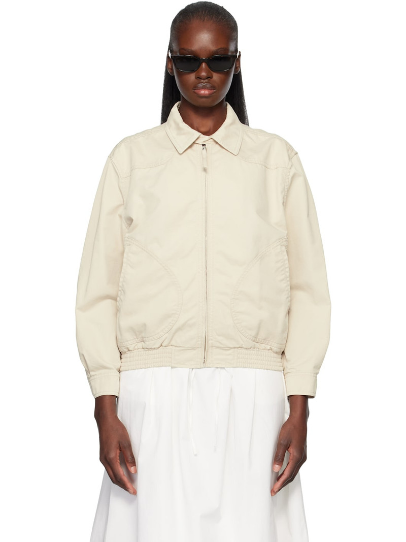 Beige Margaret Cotton Cricket Jacket 1