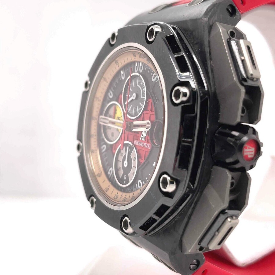 Pre-owned Audemars Piguet Royal Oak Offshore Grand Prix Chronograph Black Dial Men's Watch 26290IO.O - 3