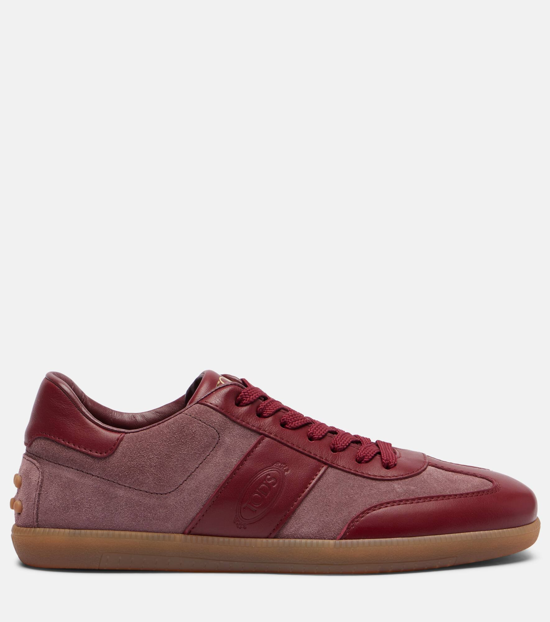 Tabs leather and suede sneakers - 4