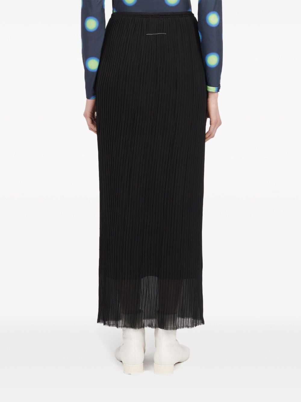 pleated maxi skirt - 4